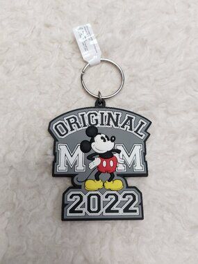 SALE 2/$10 Disney Mickey Mouse "Original Mom" 2022 soft PVC bag clip/keychain